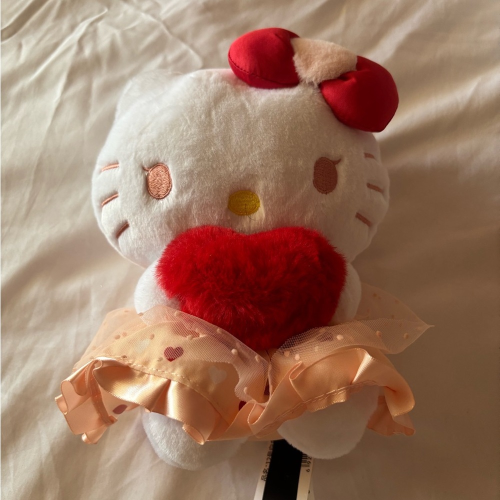 Hello Kitty Plush with Pink Ruffles